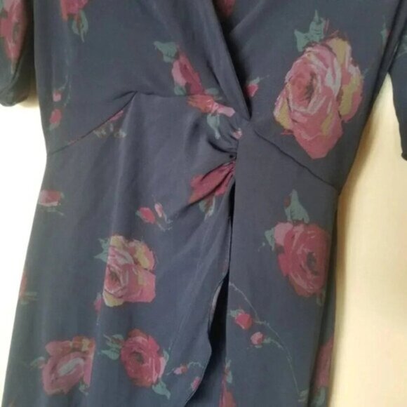 Aritzia Babaton Floral Faux Wrap Dress 00 - Picture 13 of 13